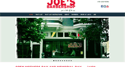 Desktop Screenshot of joesbarbershop.com